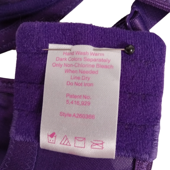 BREEZIES DEEP PURPLE UNDERWIRE BRA 44B STYLE A260366 - Picture 13 of 13